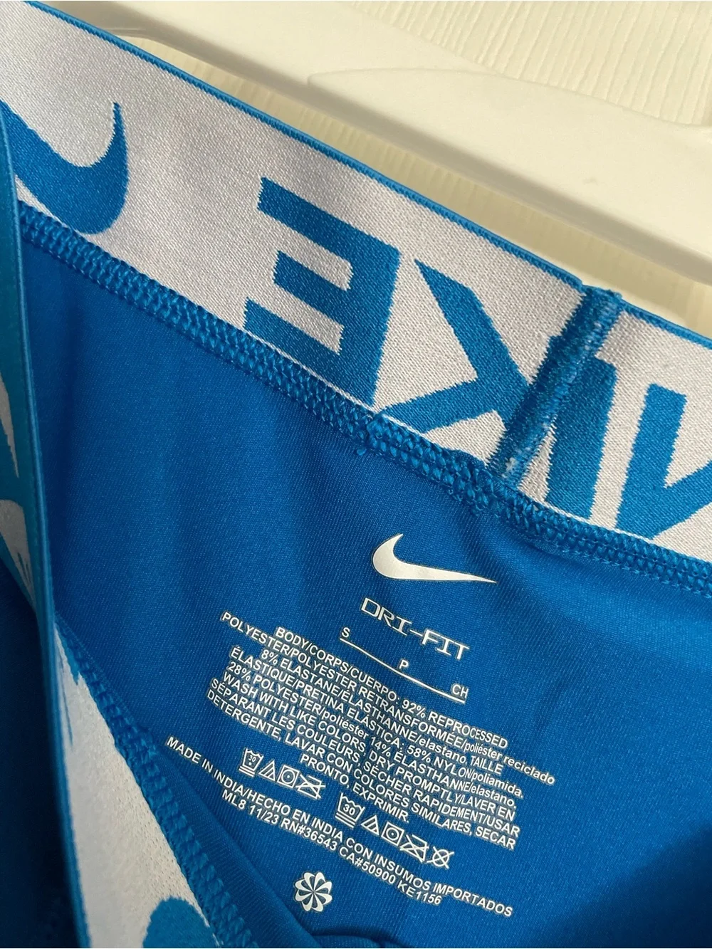 Nike Mens size Small Blue Dri-Fit Essential Micro Trunks Briefs